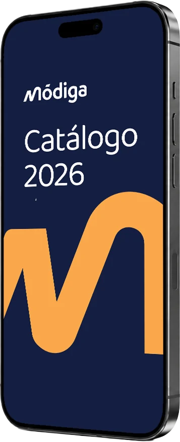 Catálogo Módiga 2026 en el celular